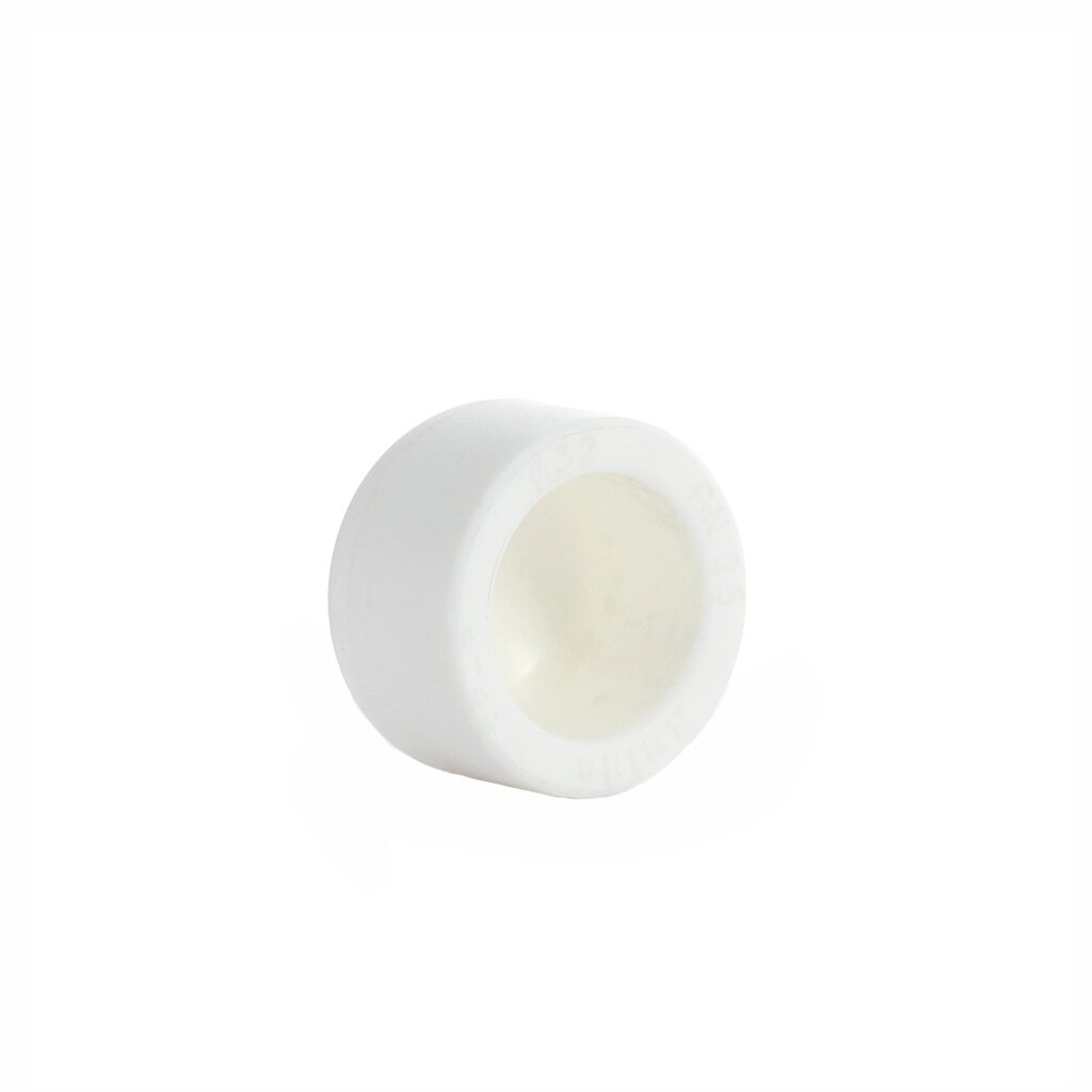 Заглушка полипропилен, d32 мм, белая, Kalde заглушка торцевая для пластиковых подоконников bauset lux 40 белая