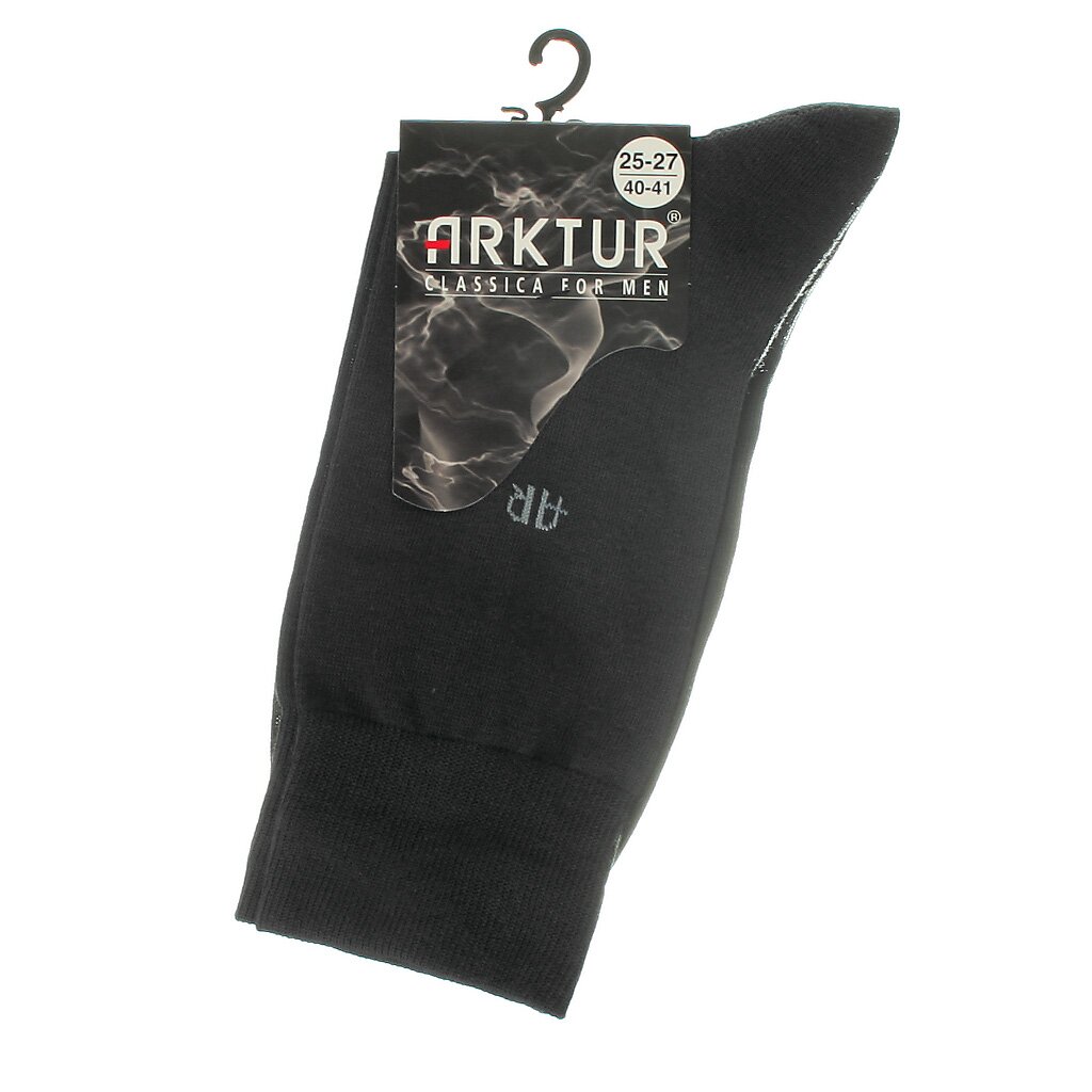 Носки для мужчин, Arktur, темно-серые, р. 40-41, Л203