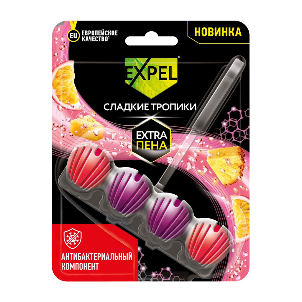 Подвеска для унитаза Expel, Сладкие тропики, 50 г