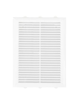 Решетка вентиляционная пластик, 170х240 мм, с сеткой, Event, 1724М/С