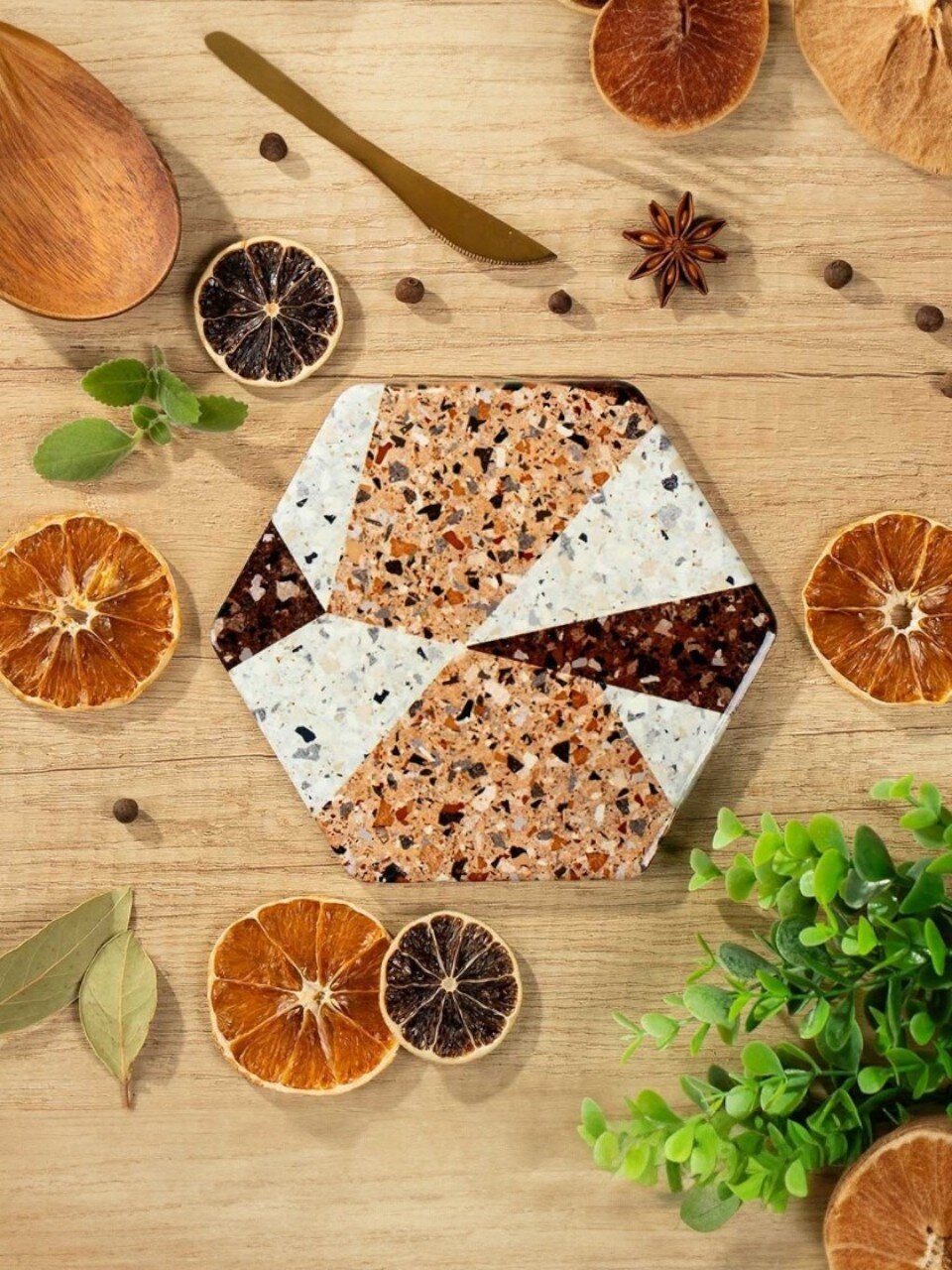 Подставка под горячее, керамика, 15х16 см, Y4-7352