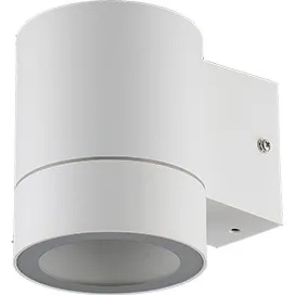 Светильник накладной светодиодный, Ecola, LED 8003A, GX53, на 1 лампочку, IP65, 11.4х9х14 см, белая матовая, FW53C1ECH