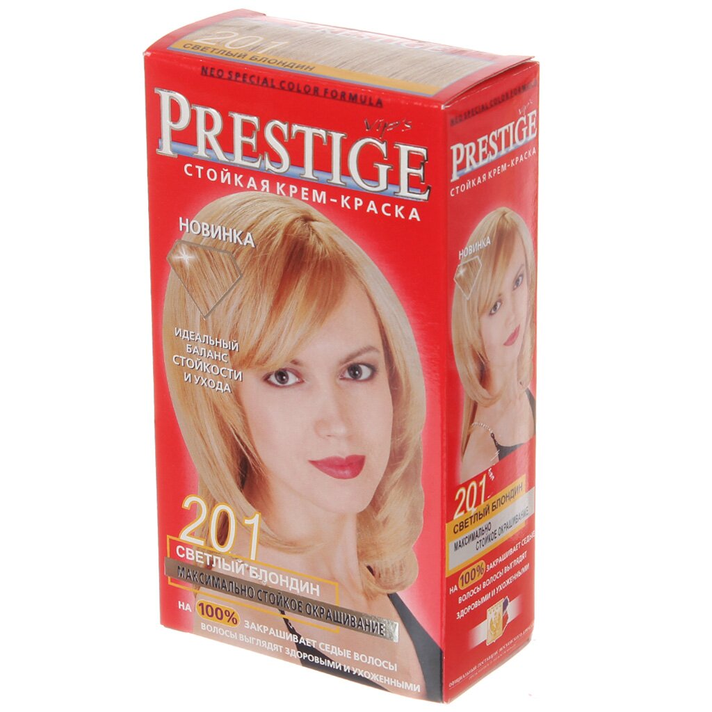 Краска для волос Vip's Prestige 201 Светлый блондин