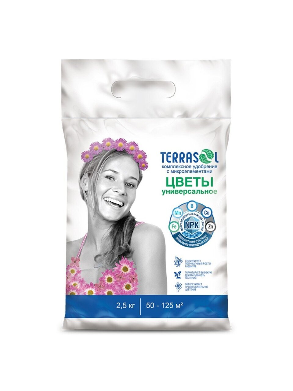 Удобрение Цветы, 2.5 кг, Террасол