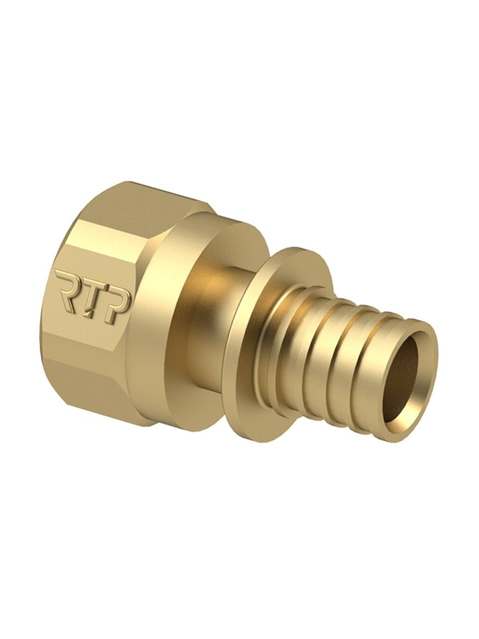 Муфта диаметр 20х1/2'', внутренняя резьба, латунь, РосТурПласт