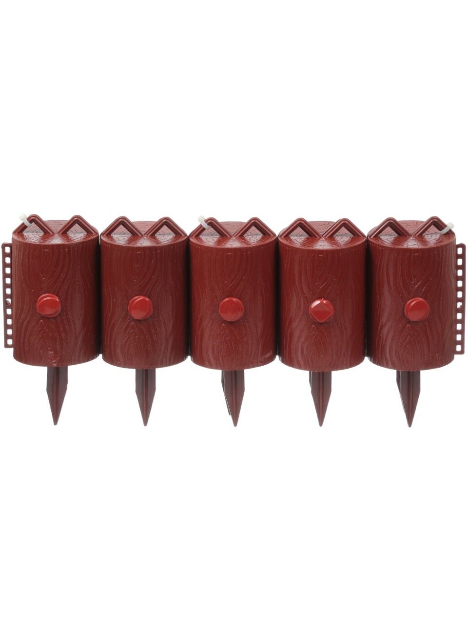 Забор декоративный пластмасса, Ажурный цветник, 15х300 см