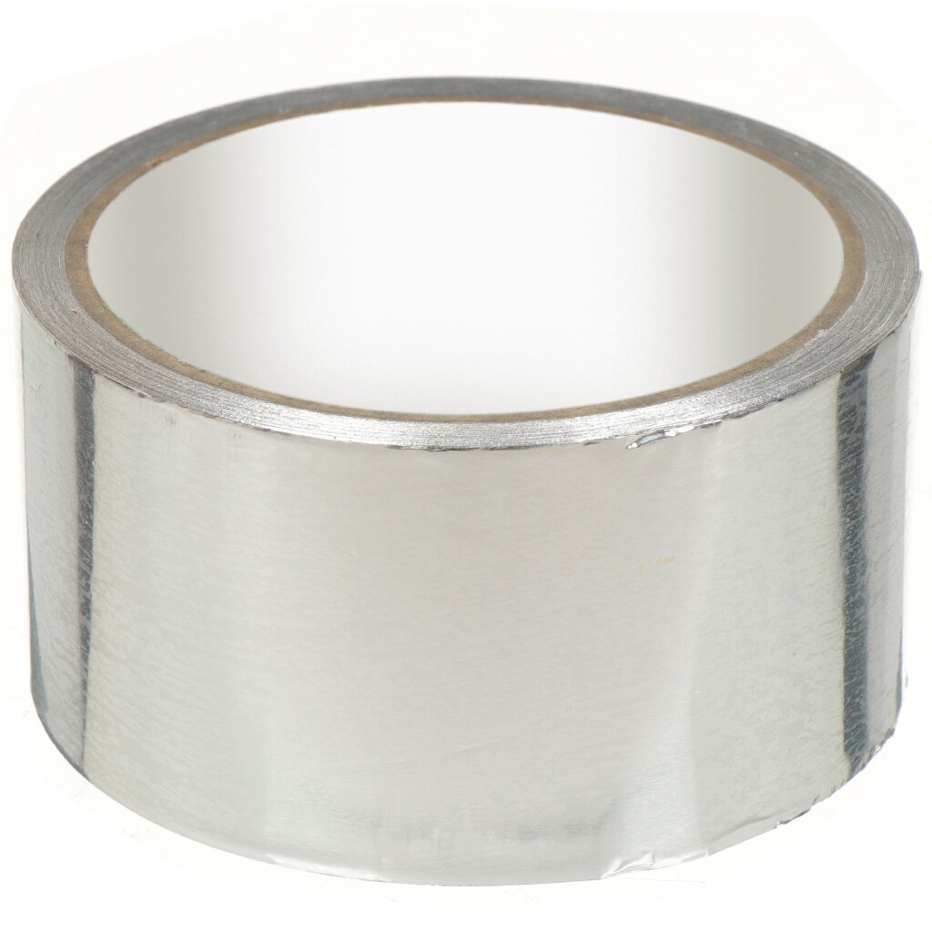 Скотч 48 мм, основа алюминиевая, 10 м, Фрегат, АЛ4810б скотч 48 мм серебристый металлик основа алюминиевая 50 м фрегат ал4850в