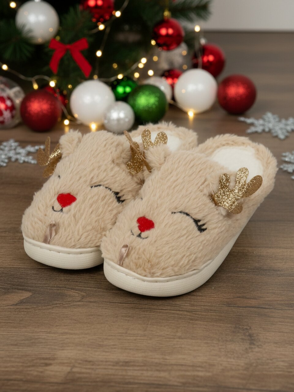 Тапки для женщин, бежевые, р. 36-37, Милашки, A210395