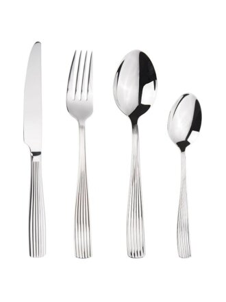 Набор столовых приборов нержавеющая сталь, 24 предмета, металлик, столовый, подарочная упаковка, Taller, Bretton, TR-21604