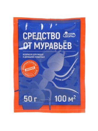 Инсектицид Эксперт, от муравьев, порошок, 50 г, Лама Торф