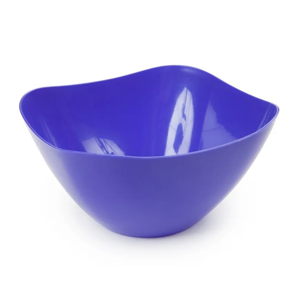 Салатник пластик, квадратный, 12.5 см, 0.5 л, Funny, Berossi, ИК07539000, лазурно-синий