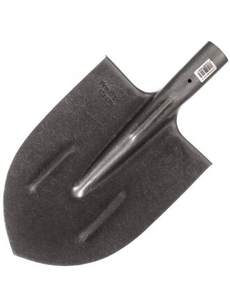 Лопата штыковая, рельсовая сталь, 1.5х300х210 мм, S506, без черенка