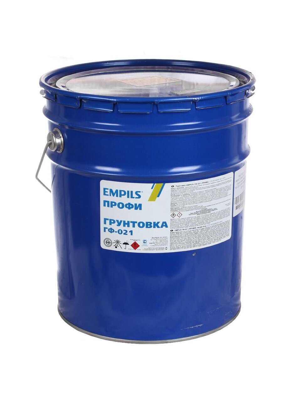 Грунтовка алкидная, Empils, Пром ГФ-021, серая, 20 кг