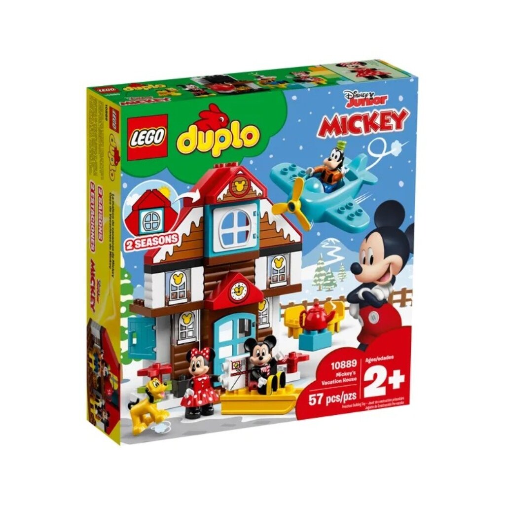 Конструктор Lego, Duplo, Летний домик Микки, 1-3 лет, 57 деталей, 10889 -  купить оптом со складов в Москве и Воронеже - оптовая база Спектр