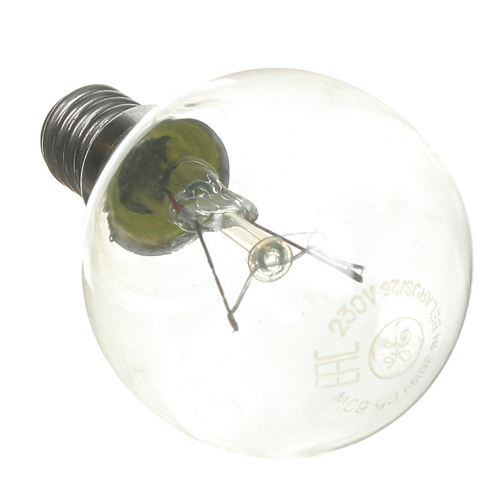 Лампа накаливания General Electric 60D1/CL 60 Вт E14