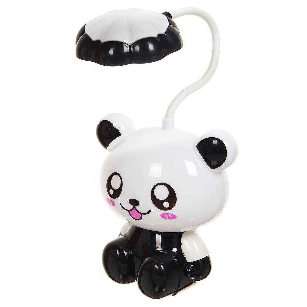 Светильник-ночник Панда, настольный, пластик, с USB зарядкой, SPE16769-559-1/1 блокнот панда в кепке