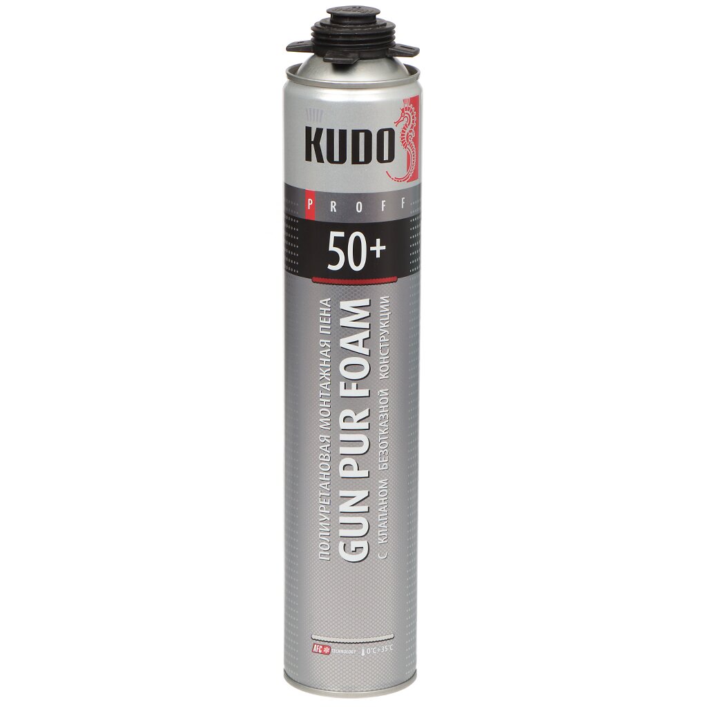 Пена монтажная KUDO Proff 50 профессиональная 50 л 1 л летняя KUPP10S50 666₽