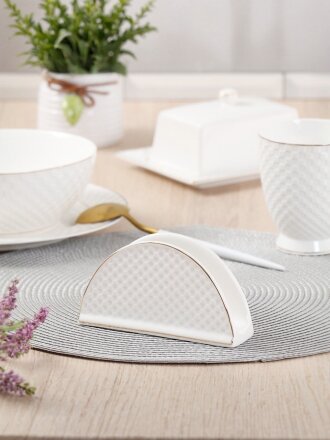 Салфетница керамика, 13.5х4х7 см, Daniks, Кембридж, Y4-2735