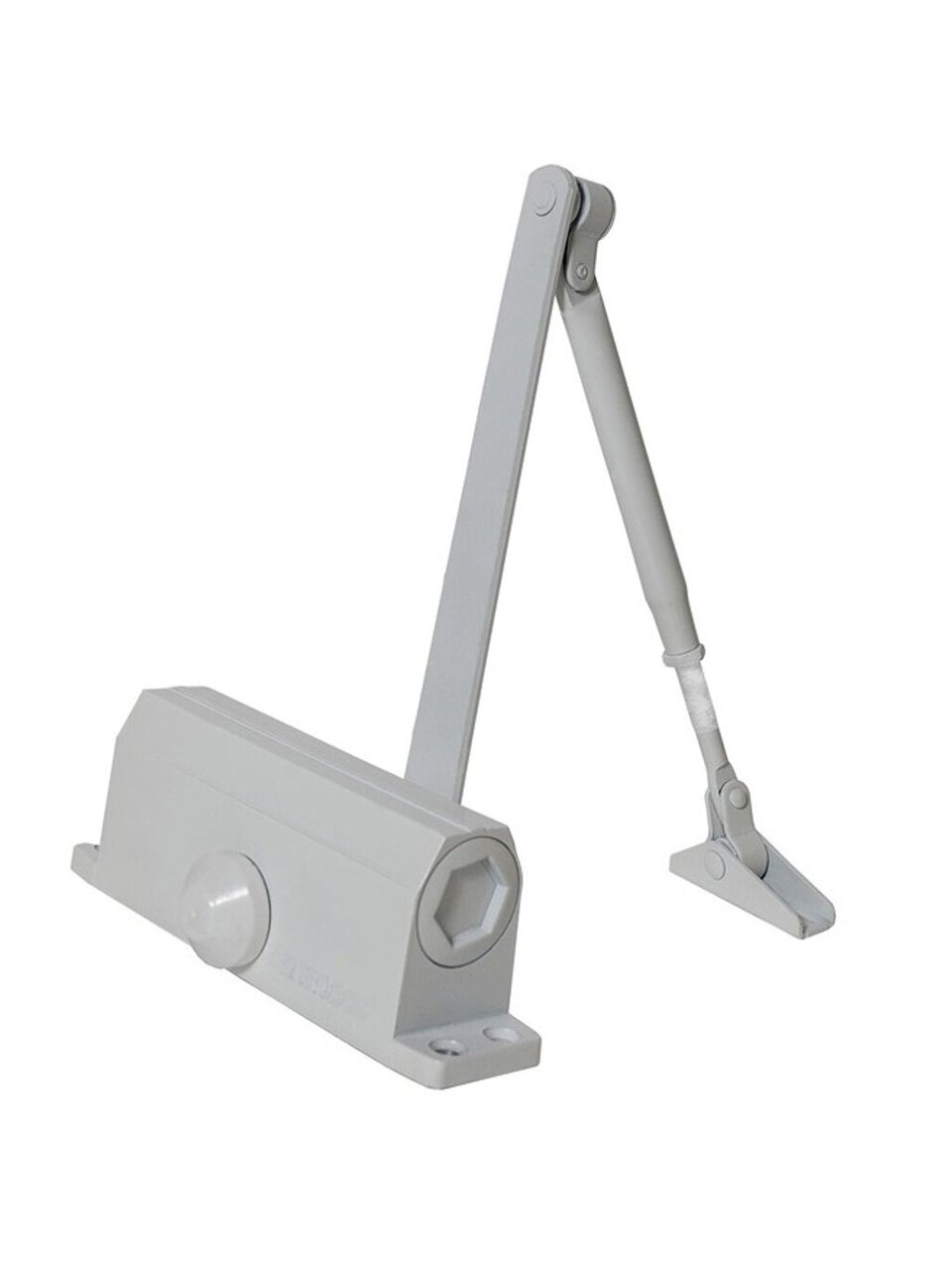 Доводчик дверной Trodos, TD-100, с фиксацией 90 °, -35°C + 60°C °C, 100 кг, серебряный, 272036