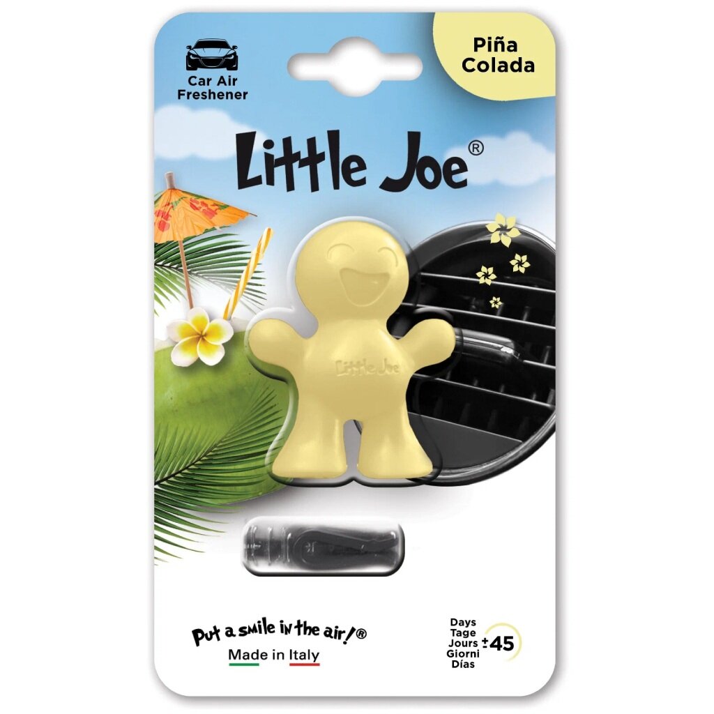 Ароматизатор в машину на дефлектор сухой 3D Little Joe Пина Колада EF1414 339₽