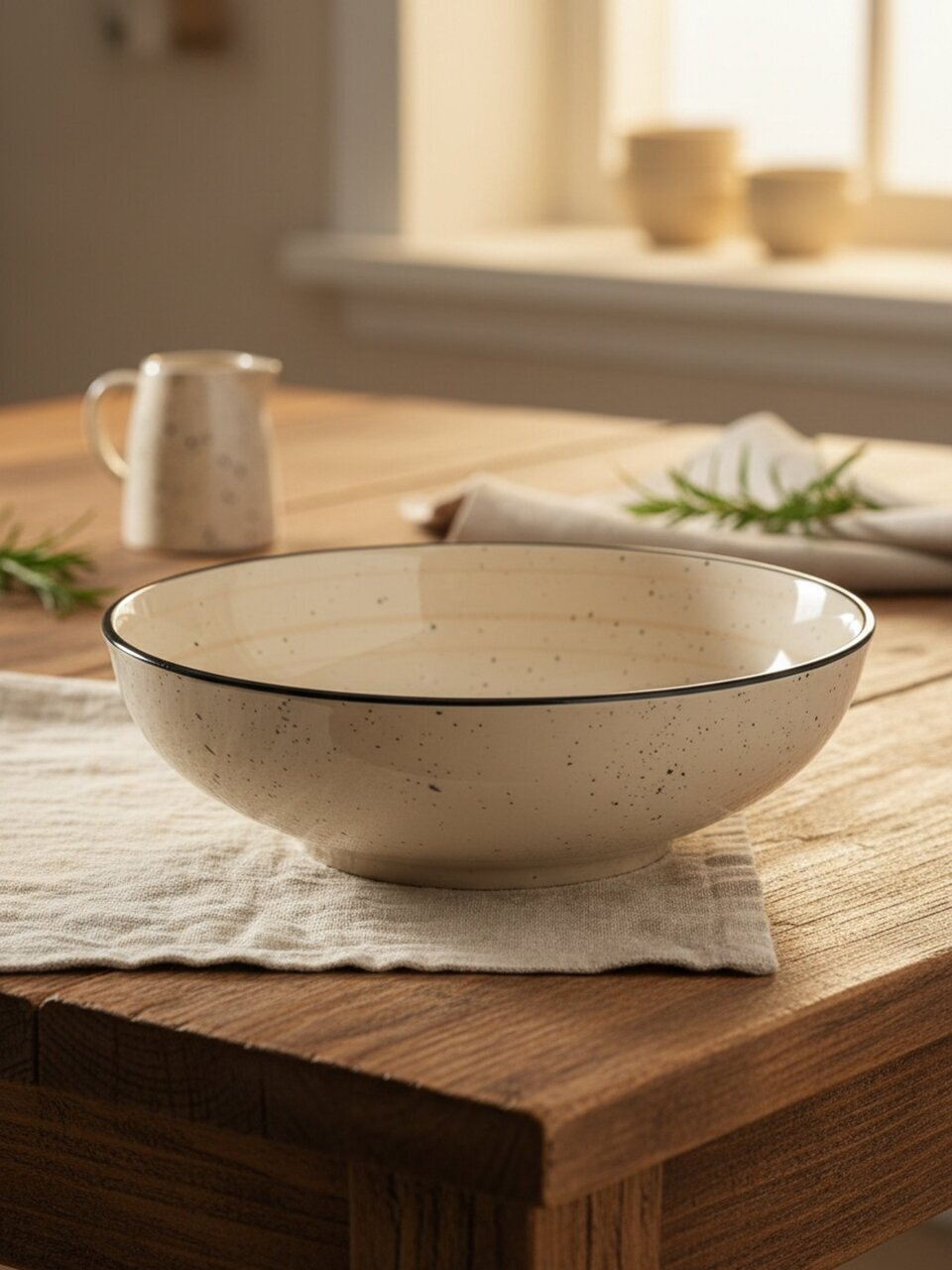 Тарелка суповая, керамика, 18 см, круглая, Фьюжен Миели, Elrington, 225-27025, бежевая