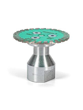 Диск отрезной по камню, Росомаха, Турбо, сплошной край, 125х50х1.8 мм, 28 зубьев, сухой рез, 113050