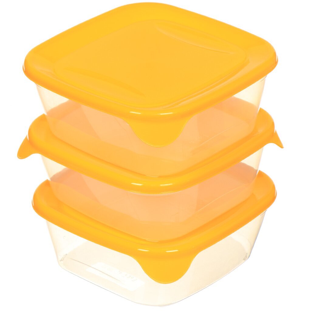 Набор конт д/СВЧ 0,8л 3шт. FRESH&amp;amp;GO CURVER