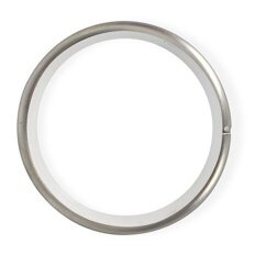 Кольца металл, диаметр 16 мм, для штор, 10 шт, хром матовые, СФ16-410-29