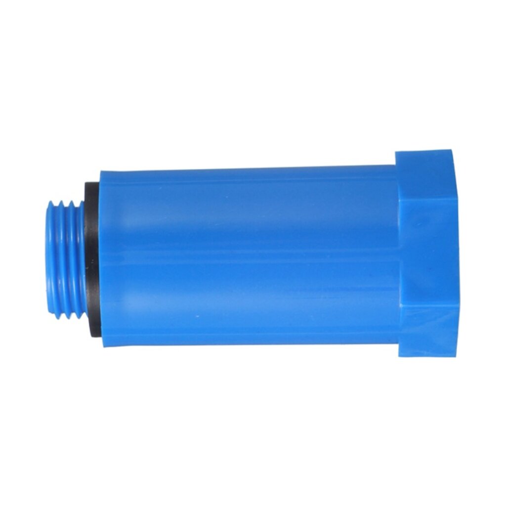 Заглушка комбинированная полипропилен, d20х1/2'', наружная резьба, синяя, РосТурПласт заглушка наружная 200 мм полипропилен