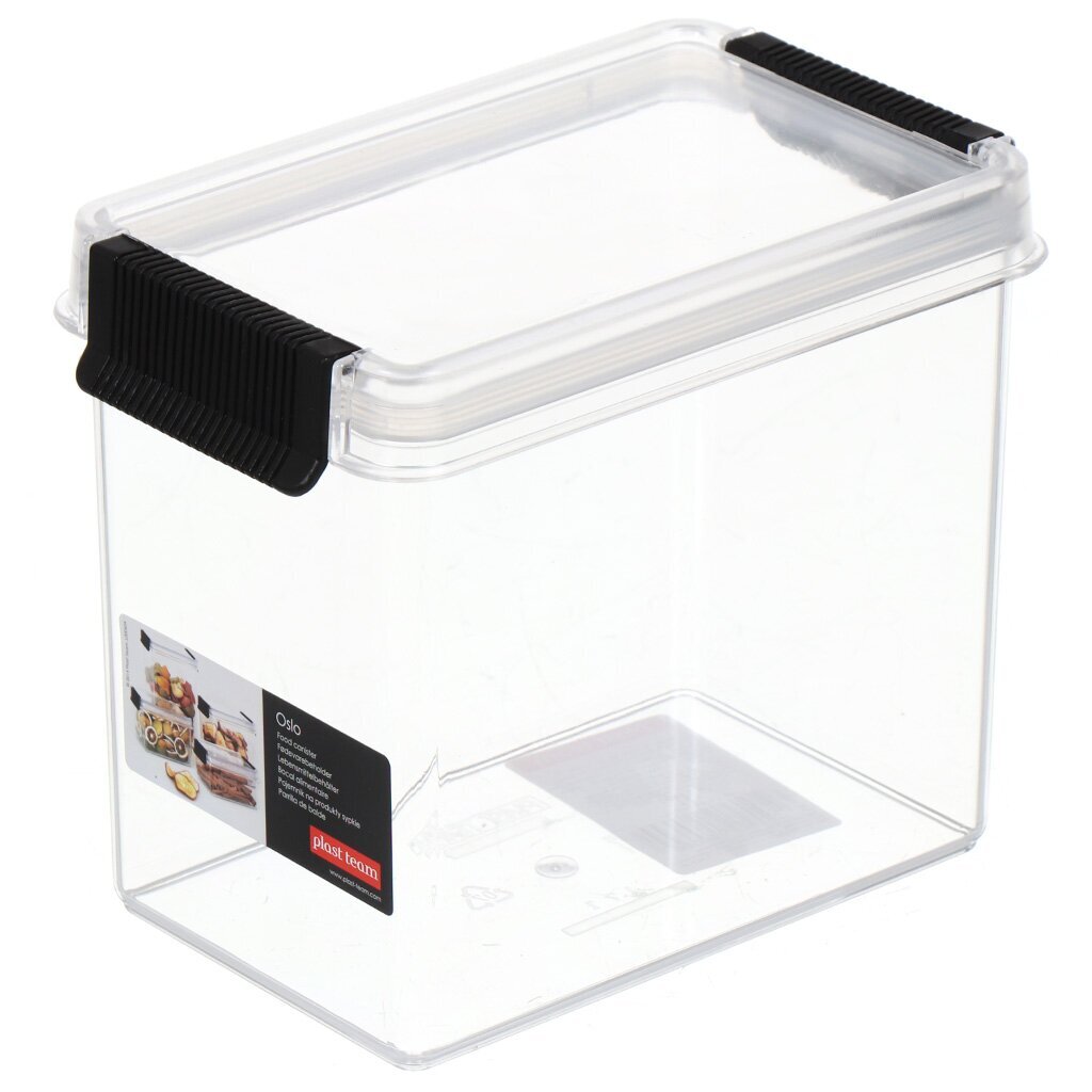 Банка для сыпучих продуктов, пластик, 1.7 л, 14.5 см, с крышкой, Oslo, 18030800