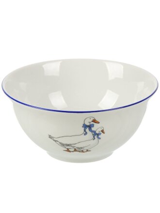 Пиала фарфор, круглая, 15.7х7.2 см, 0.7 л, Восточная, Гуси, Добрушский фарфоровый завод, 2С0868/1Ф34