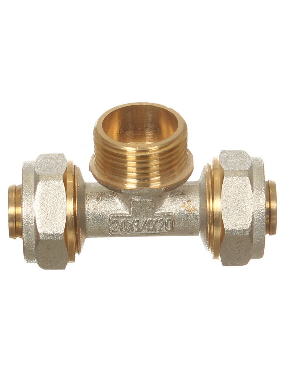 Металлопластиковый тройник d20х3/4&amp;quot;, наружная резьба, Frap, F311.2005