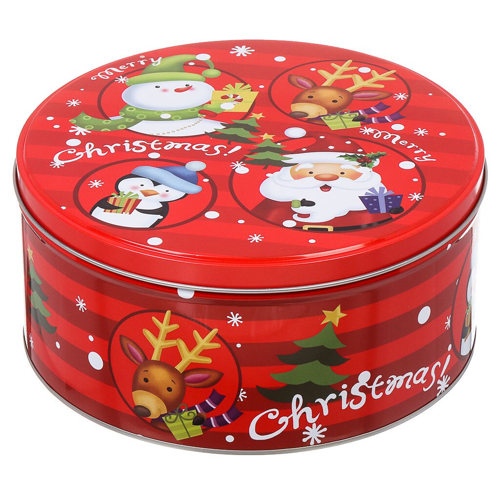 Коробка подарочная жесть, 19.5х19.5х9 см, Y4-7542 коробка подарочная жесть 16 5х7 5 см красная печенье y4 7407