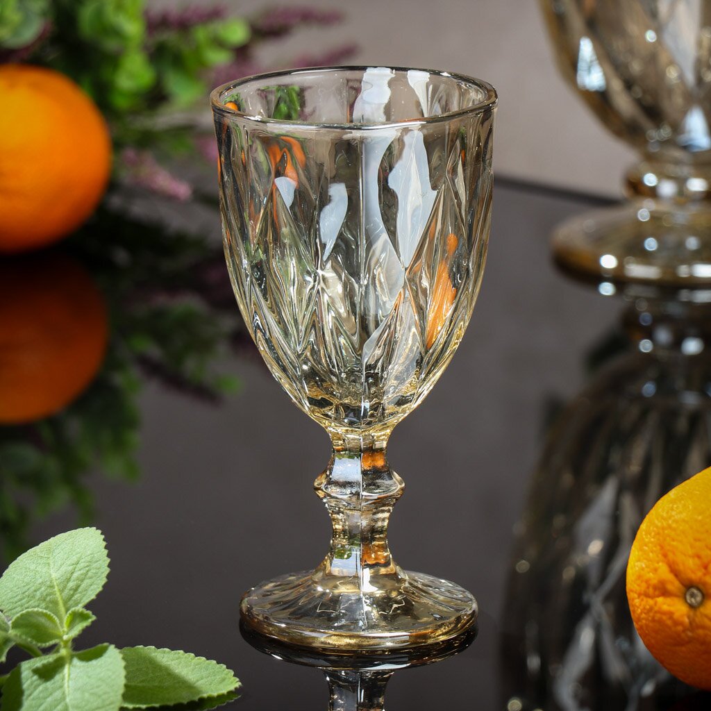 Бокал для вина, 300 мл, стекло, Шампань, Y4-6296 металлический 3 5 arm подсвечник подсвечник романтический ужин праздничный свадебный декор