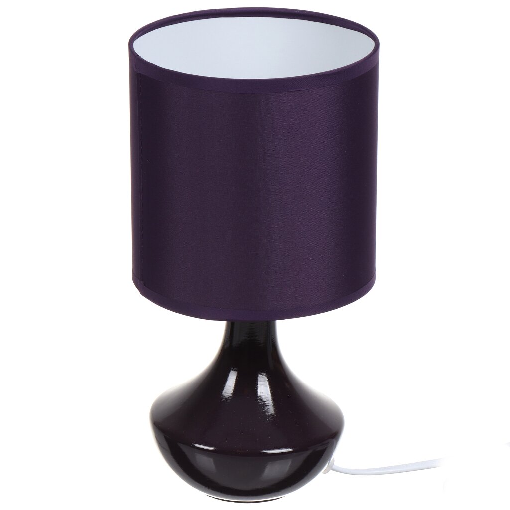 Светильник настольный E14, фиолетовый, абажур фиолетовый, RL-TL011 светильник настольный на подставке e27 40 вт хром абажур фиолетовый camelion kd 308 c12 11481