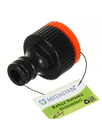 Адаптер 1/2"-3/4", быстросъемный, пластик, с переходником, Medalyan, 320