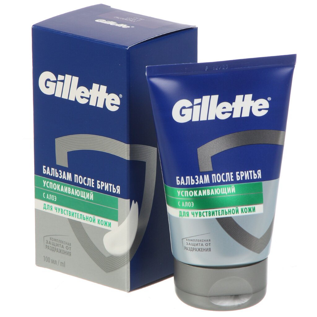 Бальзам после бритья Gillette Успокаивающий 100 мл 0050010141 479₽