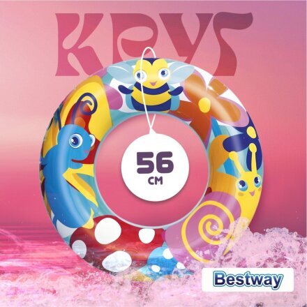 Круг надувной 56 см, Bestway, Дизайнерский, в ассортименте, 36013