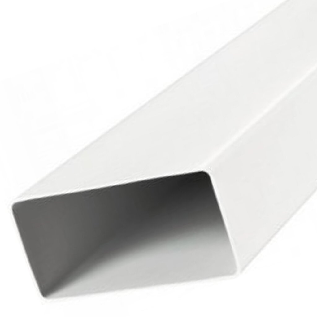 Воздуховод вентиляционый пластик, диаметр 110 мм, плоский, 55 мм, 0.5 м, Viento, В511ВП05 PLUS
