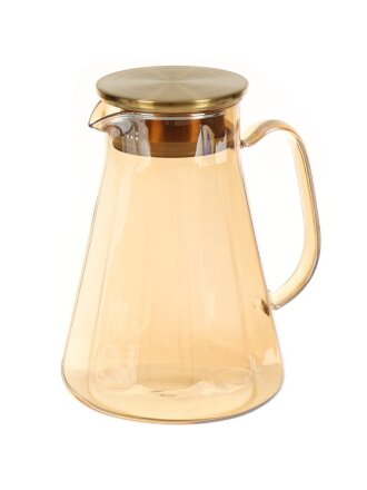 Кувшин стекло, 1.5 л, с крышкой, BJ-705