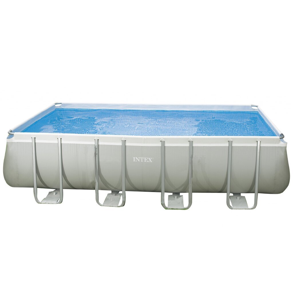 Спорт бассейн каркас + фильтр-насос 549*132*274см 17203л песочный,лест,тент 26352NP