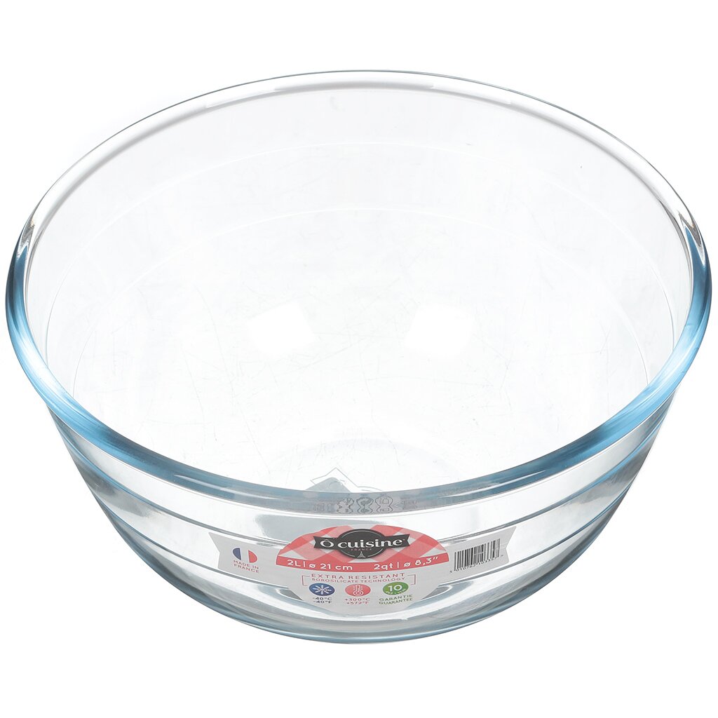 Форма для запекания стекло, 21х21 см, 2 л, круглая, O Cuisine, 180BC00/1046 моя необработанная форма