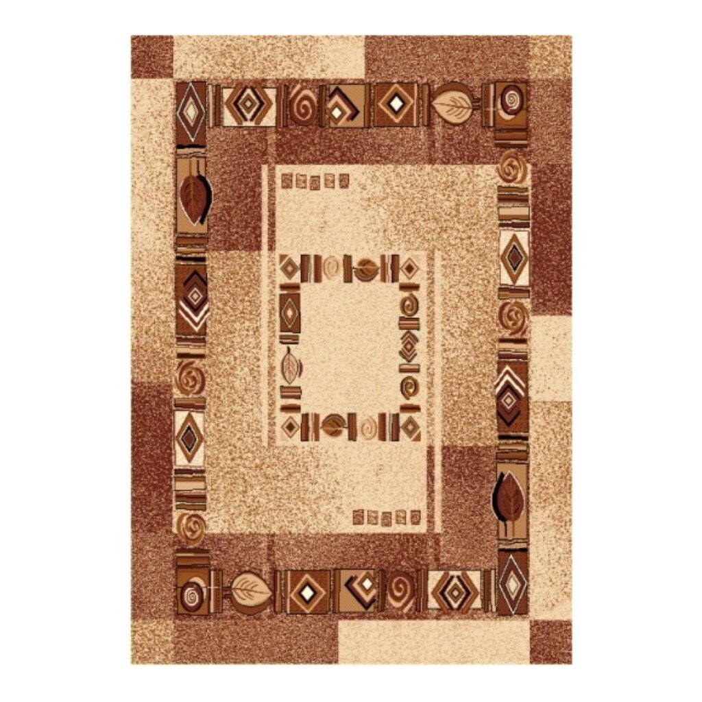 Ковер интерьерный 0.6х1.1 м, Люберецкие ковры, Золушка, прямоугольный, рис. 045, цв. 01