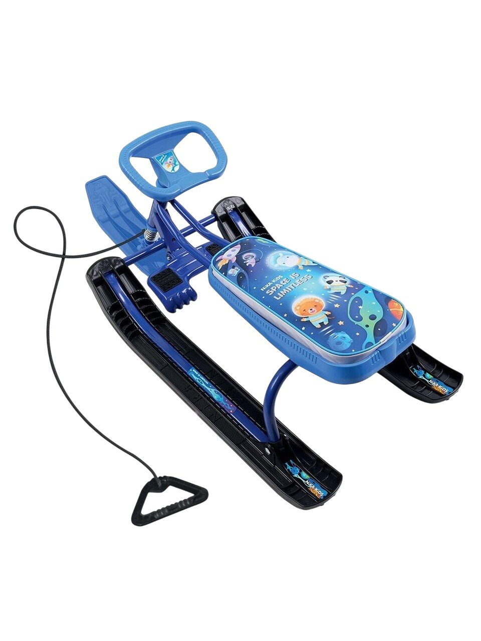 Снегокат Nika, Тимка спорт 1, ТС1-М/К, космический, спортивный руль, букс. трос