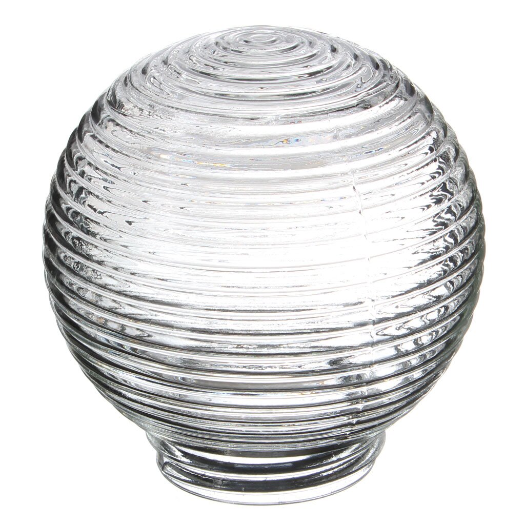 Плафон-рассеиватель шар, стекло, прозрачный, TDM Electric, Кольца, SQ0321-0009 рассеиватель прозрачный для профиля ll alp001 r 2м шт