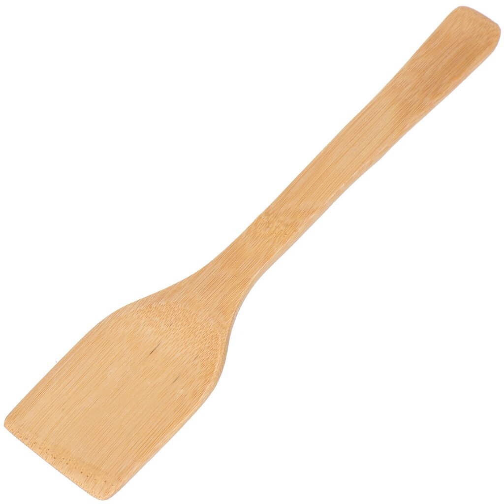 Лопатка кулинарная бамбук, C02-1005 joliannss лот деревянная ложка бамбук кухня кулинария utensil инструмент суп чайна питания