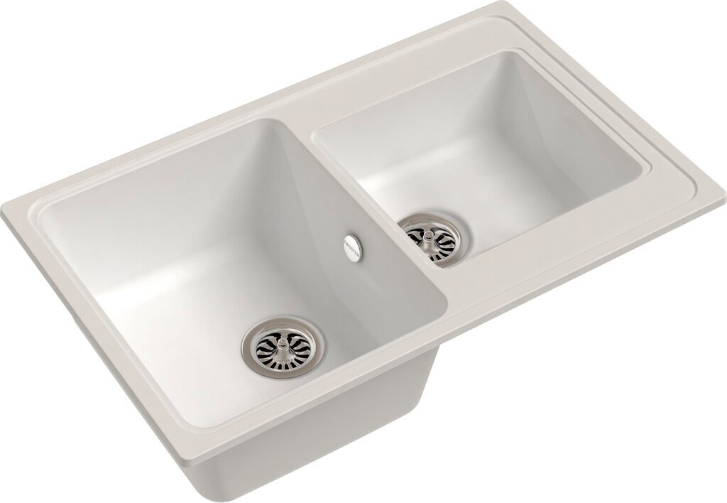 Мойка кварц Elegant 80D 2-чаш 780*480 иней, EWIGSTEIN