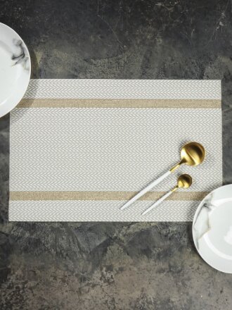 Салфетка декоративная полимер, 45х30 см, прямоугольная, Y4-5443