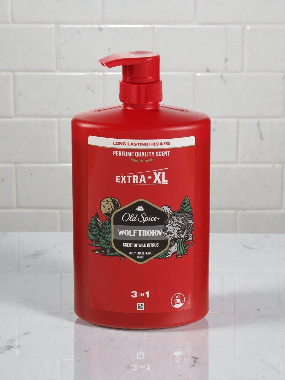 Гель для душа и шампунь Old Spice, Wolfthorn, для мужчин, 1 л, 3 в 1