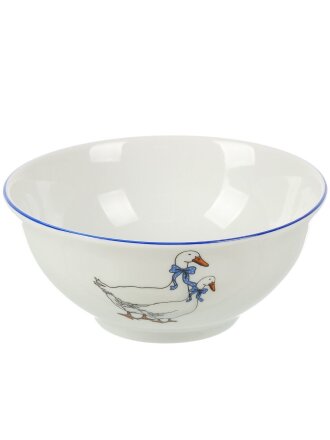 Пиала фарфор, круглая, 14.9х6.5 см, 0.55 л, Восточная, Гуси, Добрушский фарфоровый завод, 2С0869/1Ф34